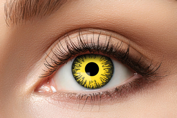 Sunflower Kontaktlinsen.Gelbe Motivlinsen.