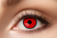 Red Fever Kontaktlinsen. Rote Farblinsen