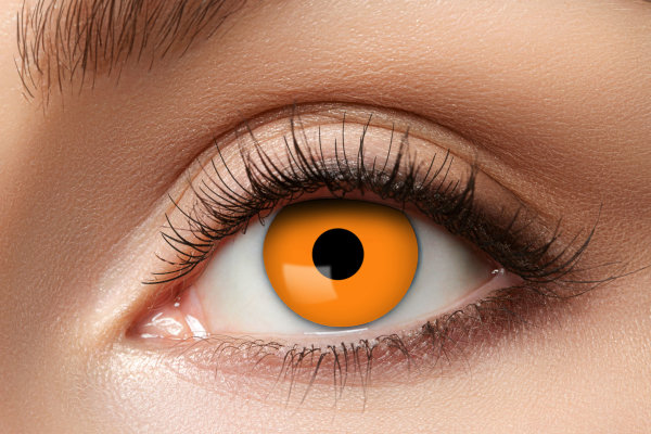 Halloween Orange Kontaktlinsen. Orange Farblinsen