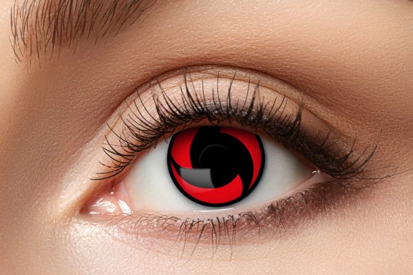 Mangekyou Sharingan Kontaktlinsen. Rote Farblinsen