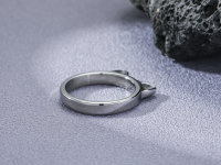 Katzen Öhrchen Ring. Niedlicher Ring in Silber
