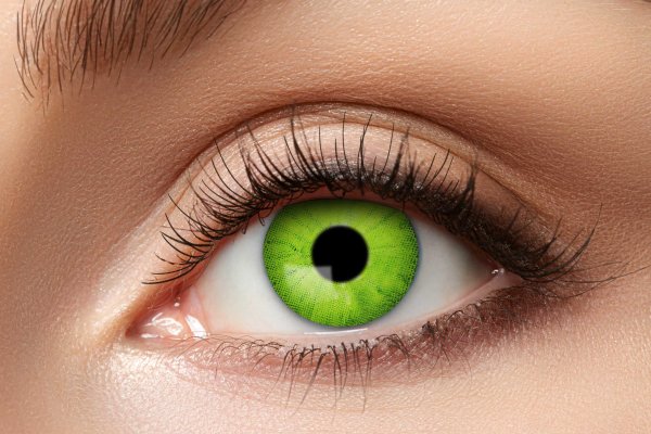 Electro Green Kontaktlinse mit Minus Sehstärken