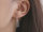 Geometrische dreieckige Ohrringe silber Ohrstecker