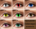 Farbige Katzenaugen Kontaktlinsen verschiedene Varianten