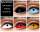 Farbige Sclera Kontaktlinsen verschiedene Farben 22mm