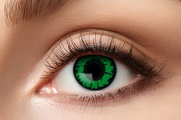 Reptile grüne Kontaktlinse mit Minus Sehstärken