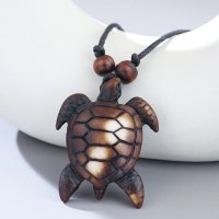 Schöne Schildkröte Halskette Halsband mit Meeresfeeling Naturfans