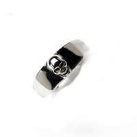 925 Sterling Silber Totenkopf Ring...